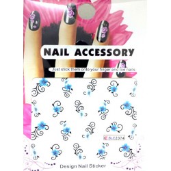 Tatuaj unghii pe baza de apa #BLE2374